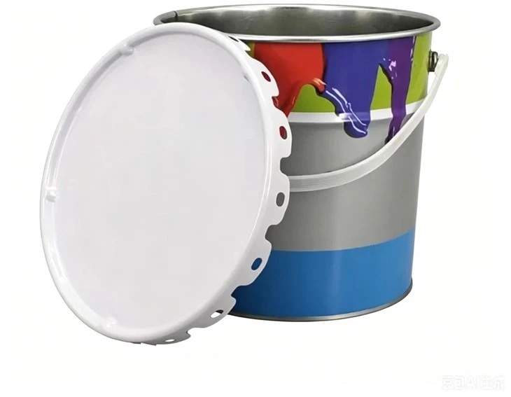 1 Gallon Tinplate Pail Bucket With Flower Lid best