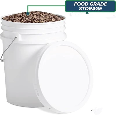 Envases plásticos seguros del cubo de la comida con la impresión modificada para requisitos particulares y broche en la tapa
