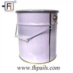 Vela de cubo de citronela al aire libre de 5 litros con mango