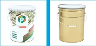 Cubos principales abiertos del metal de 5 galones para almacenar y transportar toda clase de pintura